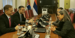 22 November 2022 The Chairman of the Foreign Affairs Committee in meeting with the Portuguese Ambassador to Serbia